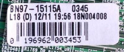 MAIN PARA TV SAMSUNG / NUMERODE PARTE BN94-13318D / BN41-02640A / BN9715115A / BN9413318D / PANEL CY-JN043BGEV3H / MODELO HG43NJ477MFXZA BA01	 - Imagen 2